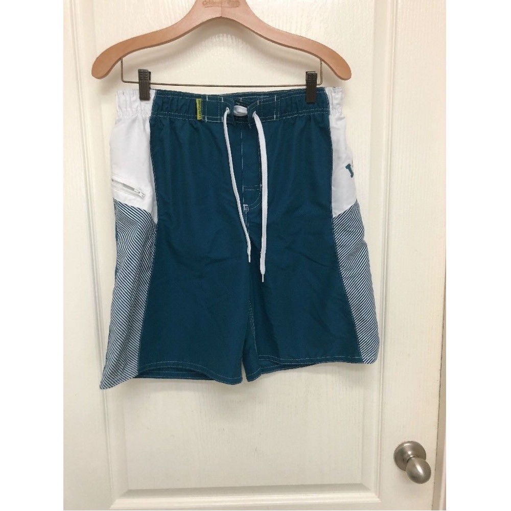 Landshark Mens Swim Trunks Shorts Size 32